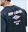 RIPCURL/水着 RCM6S-4301 UPF50＋ 水陸両用 長袖 Tシャツ UVケアラッシュガード リップカール メンズ ムラサキスポーツ