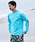 RIPCURL/水着 RCM6S-4301 UPF50＋ 水陸両用 長袖 Tシャツ UVケアラッシュガード リップカール メンズ ムラサキスポーツ