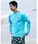 RIPCURL/水着 RCM6S-4301 UPF50＋ 水陸両用 長袖 Tシャツ UVケアラッシュガード リップカール メンズ ムラサキスポーツ