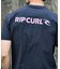 RIP CURL/水着 RCM6S-4302 半袖 Tシャツ UPF50＋ UVケアラッシュガード リップカール メンズ ムラサキスポーツ