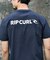 RIP CURL/水着 RCM6S-4302 半袖 Tシャツ UPF50＋ UVケアラッシュガード リップカール メンズ ムラサキスポーツ