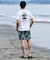 RIPCURL/水着 RCM6S-4303 UPF50＋ 水陸両用 半袖 Tシャツ UVケアラッシュガード リップカール メンズ ムラサキスポーツ