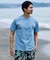 RIPCURL/水着 RCM6S-4303 UPF50＋ 水陸両用 半袖 Tシャツ UVケアラッシュガード リップカール メンズ ムラサキスポーツ