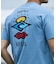 RIPCURL/水着 RCM6S-4303 UPF50＋ 水陸両用 半袖 Tシャツ UVケアラッシュガード リップカール メンズ ムラサキスポーツ