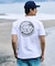 RIP CURL/水着 RCM6S-4304 半袖 Tシャツ UPF50＋ UVケアラッシュガード リップカール メンズ ムラサキスポーツ