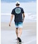 RIP CURL/水着 RCM6S-4304 半袖 Tシャツ UPF50＋ UVケアラッシュガード リップカール メンズ ムラサキスポーツ
