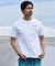 RIPCURL/水着 RCM6S-4305 UPF50＋ 水陸両用 半袖 Tシャツ UVケアラッシュガード リップカール メンズ ムラサキスポーツ