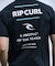 RIPCURL/水着 RCM6S-4305 UPF50＋ 水陸両用 半袖 Tシャツ UVケアラッシュガード リップカール メンズ ムラサキスポーツ