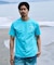 RIPCURL/水着 RCM6S-4305 UPF50＋ 水陸両用 半袖 Tシャツ UVケアラッシュガード リップカール メンズ ムラサキスポーツ