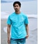 RIPCURL/水着 RCM6S-4305 UPF50＋ 水陸両用 半袖 Tシャツ UVケアラッシュガード リップカール メンズ ムラサキスポーツ