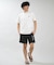 RIPCURL/水着 RCM6S-4306 UPF50＋ 水陸両用 STICKER ICON RASH UVケアラッシュガード 半袖 Tシャツ リップカール メンズ ムラサキスポーツ