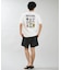 RIPCURL/水着 RCM6S-4306 UPF50＋ 水陸両用 STICKER ICON RASH UVケアラッシュガード 半袖 Tシャツ リップカール メンズ ムラサキスポーツ