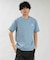 RIPCURL/水着 RCM6S-4306 UPF50＋ 水陸両用 STICKER ICON RASH UVケアラッシュガード 半袖 Tシャツ リップカール メンズ ムラサキスポーツ