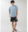 RIPCURL/水着 RCM6S-4306 UPF50＋ 水陸両用 STICKER ICON RASH UVケアラッシュガード 半袖 Tシャツ リップカール メンズ ムラサキスポーツ