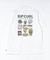 RIPCURL/水着 RCM6S-4306 UPF50＋ 水陸両用 STICKER ICON RASH UVケアラッシュガード 半袖 Tシャツ リップカール メンズ ムラサキスポーツ