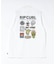 RIPCURL/水着 RCM6S-4306 UPF50＋ 水陸両用 STICKER ICON RASH UVケアラッシュガード 半袖 Tシャツ リップカール メンズ ムラサキスポーツ