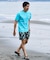RIPCURL/水着 RCM6S-4307 UPF50＋ 水陸両用 半袖 Tシャツ UVケアラッシュガード リップカール メンズ ムラサキスポーツ