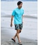 RIPCURL/水着 RCM6S-4307 UPF50＋ 水陸両用 半袖 Tシャツ UVケアラッシュガード リップカール メンズ ムラサキスポーツ