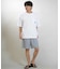 【限定】THREEWEATHER/水着 TW25S4301 ラッシュガード 半袖 Tシャツ UVカット 吸水速乾 水陸両用 スリーウェザー メンズ ムラサキスポーツ