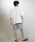 【限定】THREEWEATHER/水着 TW25S4301 ラッシュガード 半袖 Tシャツ UVカット 吸水速乾 水陸両用 スリーウェザー メンズ ムラサキスポーツ