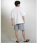 【限定】THREEWEATHER/水着 TW25S4301 ラッシュガード 半袖 Tシャツ UVカット 吸水速乾 水陸両用 スリーウェザー メンズ ムラサキスポーツ