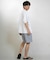 【限定】THREEWEATHER/水着 TW25S4301 ラッシュガード 半袖 Tシャツ UVカット 吸水速乾 水陸両用 スリーウェザー メンズ ムラサキスポーツ
