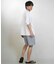 【限定】THREEWEATHER/水着 TW25S4301 ラッシュガード 半袖 Tシャツ UVカット 吸水速乾 水陸両用 スリーウェザー メンズ ムラサキスポーツ