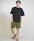 【限定】THREEWEATHER/水着 TW25S4301 ラッシュガード 半袖 Tシャツ UVカット 吸水速乾 水陸両用 スリーウェザー メンズ ムラサキスポーツ