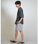 【限定】THREEWEATHER/水着 TW25S4301 ラッシュガード 半袖 Tシャツ UVカット 吸水速乾 水陸両用 スリーウェザー メンズ ムラサキスポーツ