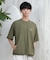 【限定】THREEWEATHER/水着 TW25S4302 ラッシュガード 半袖 Tシャツ UVカット 吸水速乾 水陸両用 スリーウェザー メンズ ムラサキスポーツ