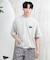 【限定】THREEWEATHER/水着 TW25S4302 ラッシュガード 半袖 Tシャツ UVカット 吸水速乾 水陸両用 スリーウェザー メンズ ムラサキスポーツ