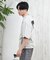【限定】THREEWEATHER/水着 TW25S4302 ラッシュガード 半袖 Tシャツ UVカット 吸水速乾 水陸両用 スリーウェザー メンズ ムラサキスポーツ