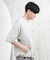 【限定】THREEWEATHER/水着 TW25S4302 ラッシュガード 半袖 Tシャツ UVカット 吸水速乾 水陸両用 スリーウェザー メンズ ムラサキスポーツ