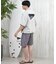【限定】THREEWEATHER/水着 TW25S4302 ラッシュガード 半袖 Tシャツ UVカット 吸水速乾 水陸両用 スリーウェザー メンズ ムラサキスポーツ
