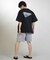 【限定】THREEWEATHER/水着 TW25S4302 ラッシュガード 半袖 Tシャツ UVカット 吸水速乾 水陸両用 スリーウェザー メンズ ムラサキスポーツ