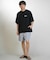 【限定】THREEWEATHER/水着 TW25S4302 ラッシュガード 半袖 Tシャツ UVカット 吸水速乾 水陸両用 スリーウェザー メンズ ムラサキスポーツ