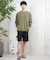 【限定】THREEWEATHER/水着 TW25S4303 ラッシュガード 長袖 Tシャツ ロンT UVカット 吸水速乾 水陸両用 スリーウェザー メンズ ムラサキスポーツ