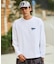 【限定】THREEWEATHER/水着 TW25S4304 ラッシュガード 長袖 Tシャツ ロンT UVカット 吸水速乾 水陸両用 スリーウェザー メンズ ムラサキスポーツ