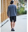 【限定】THREEWEATHER/水着 TW25S4304 ラッシュガード 長袖 Tシャツ ロンT UVカット 吸水速乾 水陸両用 スリーウェザー メンズ ムラサキスポーツ