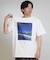 【限定】THREEWEATHER/水着 TW6S-4301 「永井博コラボ」半袖 Tシャツ ラッシュガード UVケア 水陸両用 スリーウェザー メンズ ムラサキスポーツ