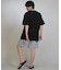 【限定】THREEWEATHER/水着 TW6S-4301 「永井博コラボ」半袖 Tシャツ ラッシュガード UVケア 水陸両用 スリーウェザー メンズ ムラサキスポーツ