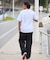 【限定】THREEWEATHER/水着 TW6S-4301 「永井博コラボ」半袖 Tシャツ ラッシュガード UVケア 水陸両用 スリーウェザー メンズ ムラサキスポーツ