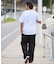 【限定】THREEWEATHER/水着 TW6S-4301 「永井博コラボ」半袖 Tシャツ ラッシュガード UVケア 水陸両用 スリーウェザー メンズ ムラサキスポーツ