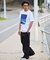 【限定】THREEWEATHER/水着 TW6S-4301 「永井博コラボ」半袖 Tシャツ ラッシュガード UVケア 水陸両用 スリーウェザー メンズ ムラサキスポーツ
