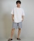 【限定】THREEWEATHER/水着 TW6S-4302「永井博コラボ」半袖 Tシャツ ラッシュガード UVカット 水陸両用 スリーウェザー メンズ ムラサキスポーツ