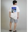 【限定】THREEWEATHER/水着 TW6S-4302「永井博コラボ」半袖 Tシャツ ラッシュガード UVカット 水陸両用 スリーウェザー メンズ ムラサキスポーツ