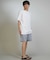 【限定】THREEWEATHER/水着 TW6S-4302「永井博コラボ」半袖 Tシャツ ラッシュガード UVカット 水陸両用 スリーウェザー メンズ ムラサキスポーツ