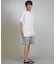 【限定】THREEWEATHER/水着 TW6S-4302「永井博コラボ」半袖 Tシャツ ラッシュガード UVカット 水陸両用 スリーウェザー メンズ ムラサキスポーツ