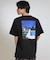 【限定】THREEWEATHER/水着 TW6S-4302「永井博コラボ」半袖 Tシャツ ラッシュガード UVカット 水陸両用 スリーウェザー メンズ ムラサキスポーツ
