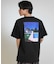 【限定】THREEWEATHER/水着 TW6S-4302「永井博コラボ」半袖 Tシャツ ラッシュガード UVカット 水陸両用 スリーウェザー メンズ ムラサキスポーツ